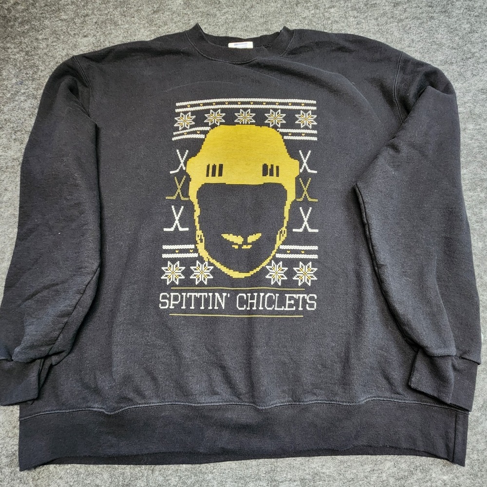 Barstool Sports Spittin Chiclets Podcast Hockey Champion Crewneck Sweatshirt 2XL